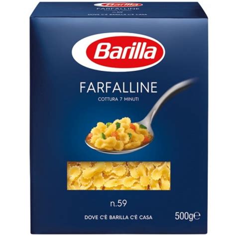 Макароны BARILLA 59 FARFALLINE бантики маленькие 500г - Купить в Киеве ...