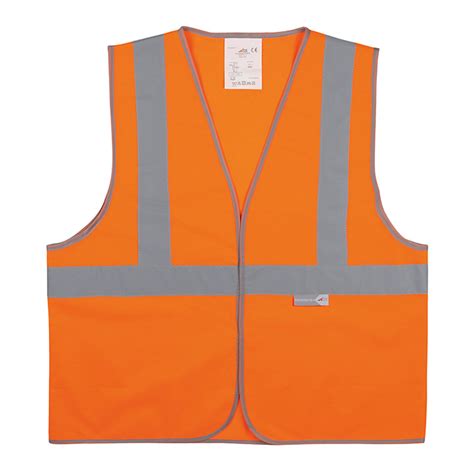 Gilet Haute Visibilité Orange Vvetech