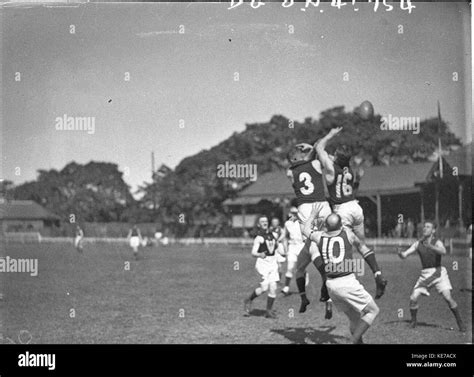 42763 Interstate Tramways Australian Rules Football Carnival Stock