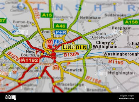 Lincoln Tourist Map Uk