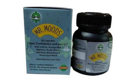 GuruJi Herbals Sex Capsule Mr Moods For Stamina And Power At Rs Bottle In Babra