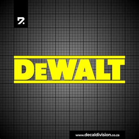 Dewalt Tools Logo Sticker