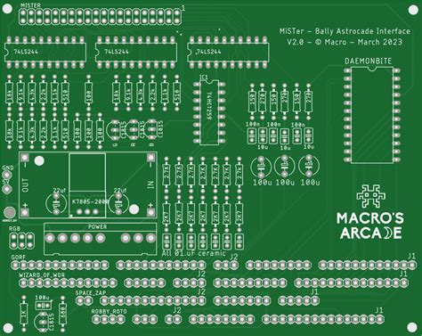 Bally Astrocade Interface For Mister Macros Arcade