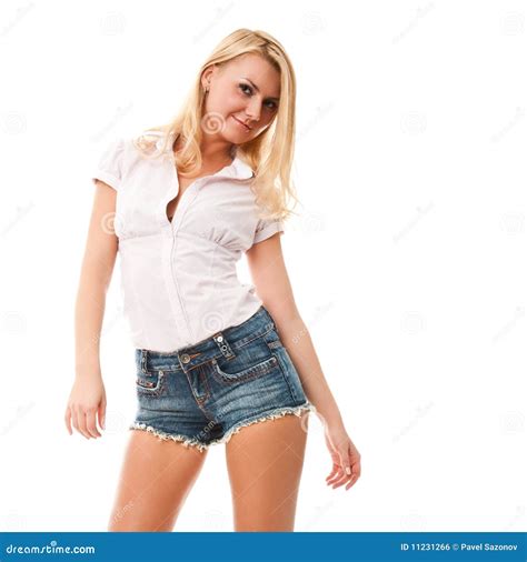 Femme Blonde Sexy Photo Stock Image Du Heureux Blonde 11231266