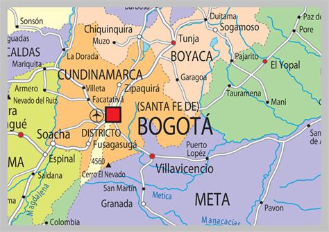 Colombia Political Map I Love Maps