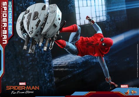 Hot Toys Mms Spider Man Far From Home Spider Man Homemade Suit Version Acaretoys