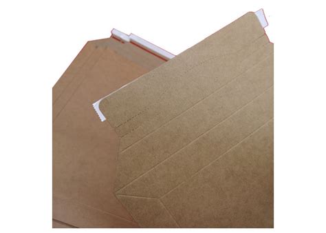 Eco Friendly Rohs 6x8 Cardboard Mailers Rigid No Bubble For Document