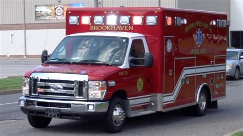 Brookhaven Fire Company Ambulance B Traffic Pov Responding