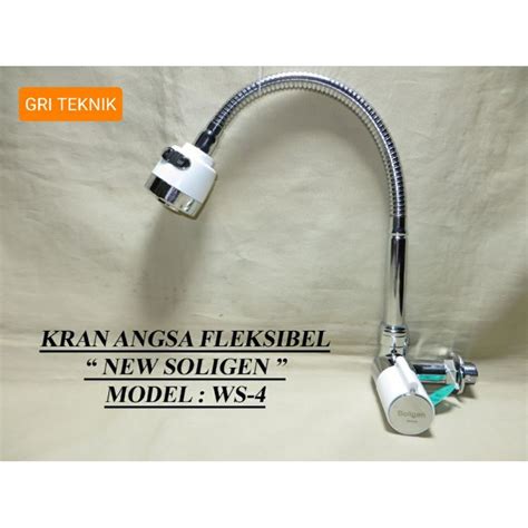 jual kran angsa fleksibel soligen ws   ws  keran dapur