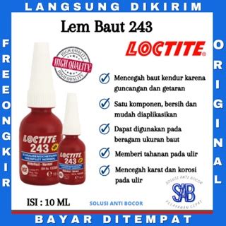 Jual REALPICT LOCKTITE NUT LOCKER THREAD LOCKER LEM BAUT BAUD LOCK NUT