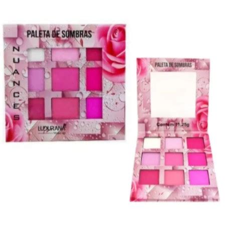 Paleta Sombras Ludurana Nude Terroso Linha Nuances Cores Shopee Brasil