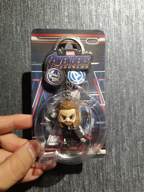 Hot Toys Avengers Endgame Thor Battling Version Cosbaby Keychain MISB Hobbies Toys Toys
