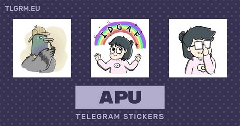 Apu” Stickers Set For Telegram