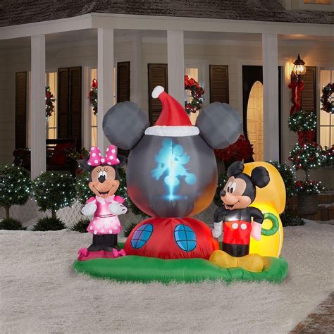 Mickey Minnie Mouse Christmas Inflatables | Christmas Wikii