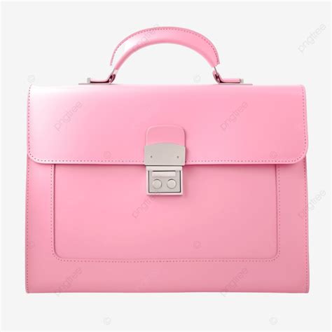 Pink Office Bag Pink Bag Travel Png Transparent Image And Clipart