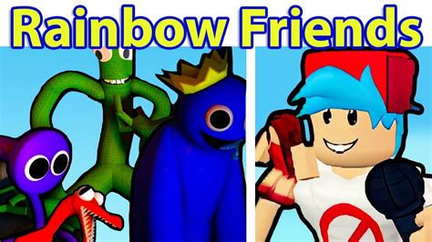 Friday Night Funkin Vs Rainbow Friends Roblox Rainbow Friends Fnf Youtube