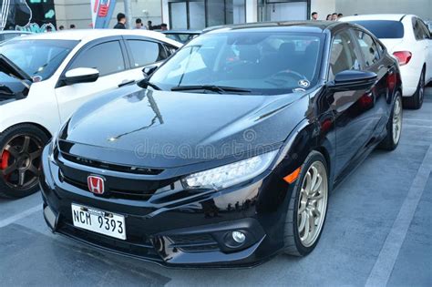 Honda Civic At Veloce Car Meet In Paranaque Philippines Editorial