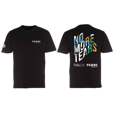 No More Tears T Shirt Black Black Heaven Skateshop 2990