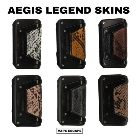 Aegis Legend V1 And V2 Skin Replacement Snakeskins Design Lazada Ph