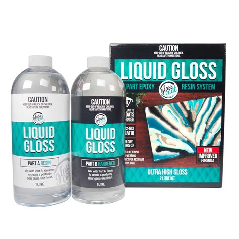 Deep Pour Epoxy Resin Kit Crystal Clear Liquid Glass 2 4 Inch Gl Food