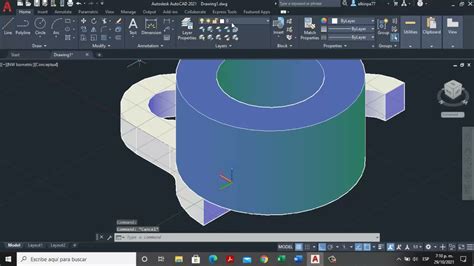 Autocad Clase De Pieza 3d Diseño Asistido Por Computadora Paso A Paso