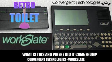 Convergent Technologies Workslate Retro Tech History Youtube