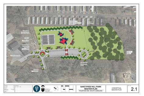 Fountain Inn Sc Sanctified Hill Park Master Plan Studio Main Llc