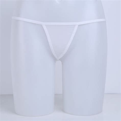 Men S Sheer Mesh Low Rise Bikini Thong G String Briefs Tanga Underwear Swimwear Ebay