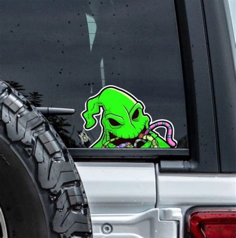 Oogie Boogie Anime Peeker Vinyl Sticker Great For Car Windowsbumpers