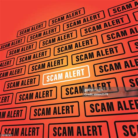 Scam Alert Warning Sign Background High Res Vector Graphic Getty Images