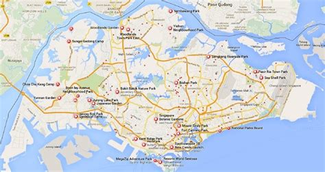 Peta Singapura Terbaru HD Lengkap dan Keterangannya
