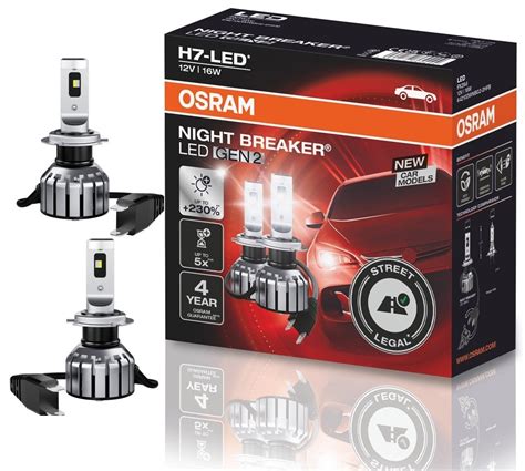 Osram Night Breaker Gen H Led Set F R Peugeot Boxer Ab Bj