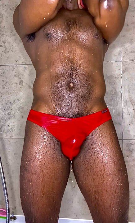 Stroking And Showering In One Of My Favorite Red Underwear Gay Porn XHamster