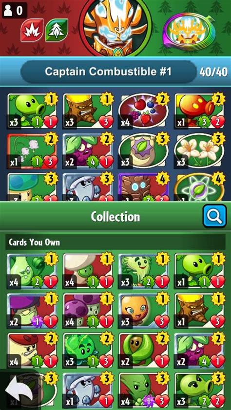 Captain Combustible Deck Plants Vs Zombies Heroes Amino