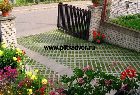 Купить газонная решетка для парковки - бетонная