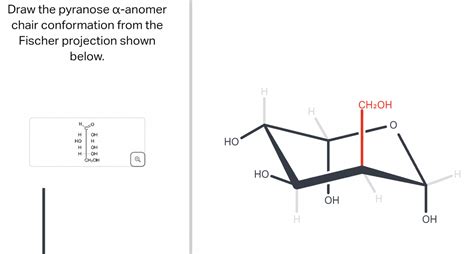 Answered Draw The Pyranose α Anomer Chair Bartleby