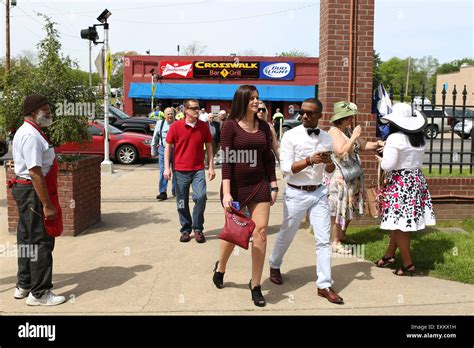 Hot Springs Arkansas USA 11th Apr 2015 Arkansas Derby Day Scenery At Oaklawn Park In Hot