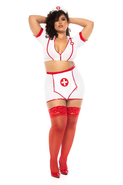 Plus Size Heal Me Up Nurse Costume Foxy Lingerie