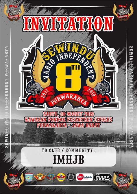 Undangan Anniversary – Sketsa