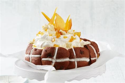 Double Choc Hot Cross Bun Cheesecake Recipe