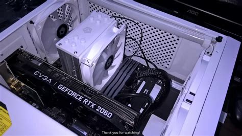 Installing The ID COOLING SE 224 XT WHITE CPU Cooler YouTube