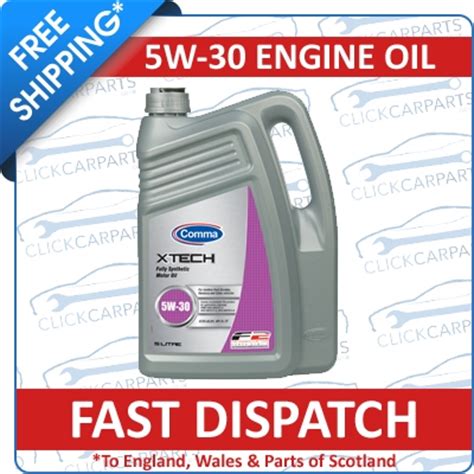 Comma Oil COMMA XTECH 5W30 - 5L XTC5L 5W 30 Fully Synthetic | eBay