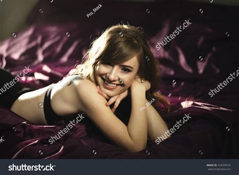 Russian Beautiful Sexy Girl Lingerie Excellent Stock Photo 524204152 Shutterstock