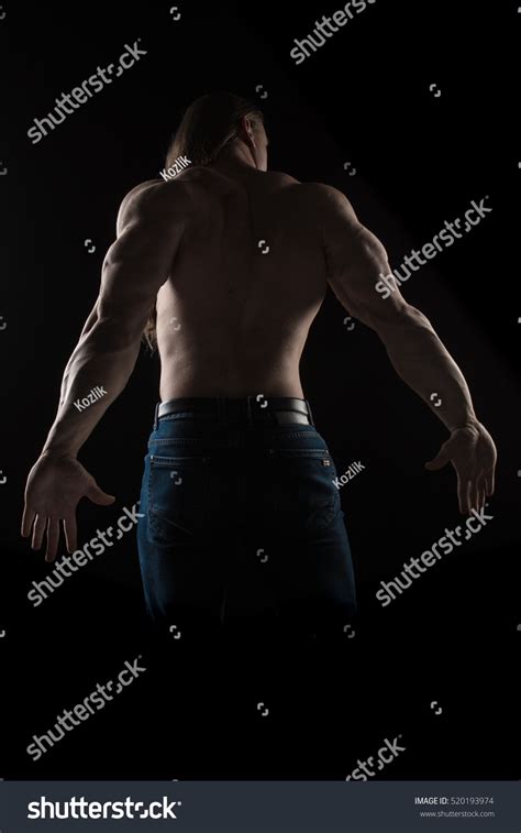 Naked Torso Male Bodybuilder Athlete Long Stock Photo 520193974 Shutterstock