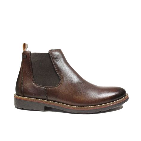 Rieker Brown Leather Mens Chelsea Boots Mens From North Shoes Uk