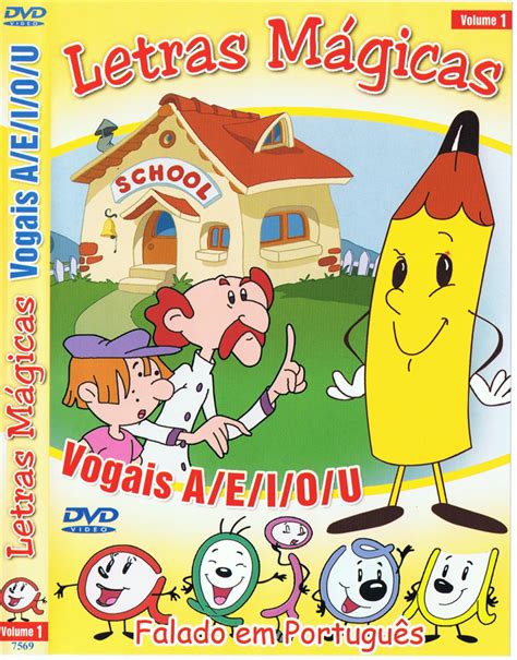 Escola Infantil Letras Mágicas - Baratta-infantil: Letras Mágicas Vol.1 - Vogais A - E - I - O - U