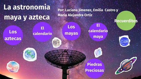 La Astronomia Azteca Y Maya By Maria Alejandra Ortiz Sierra