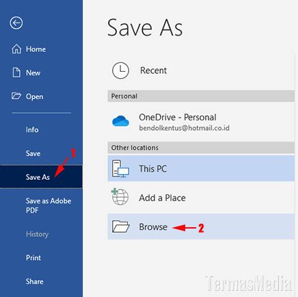 2 Cara Mengubah Format File DOCX DOC Ke PDF Di Microsoft Word