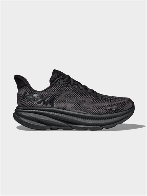 Hoka Womens Clifton 9 Sneakers Blackblack Glue Store