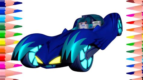 New Pj Masks Catboy Catcar How To Draw Art For Kids Youtube